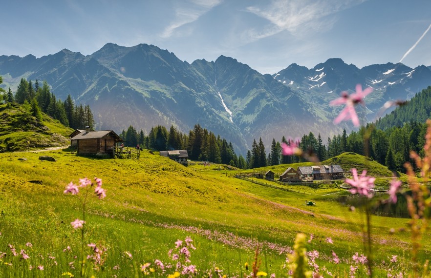 Wunderschöne Landschaft in Österreich